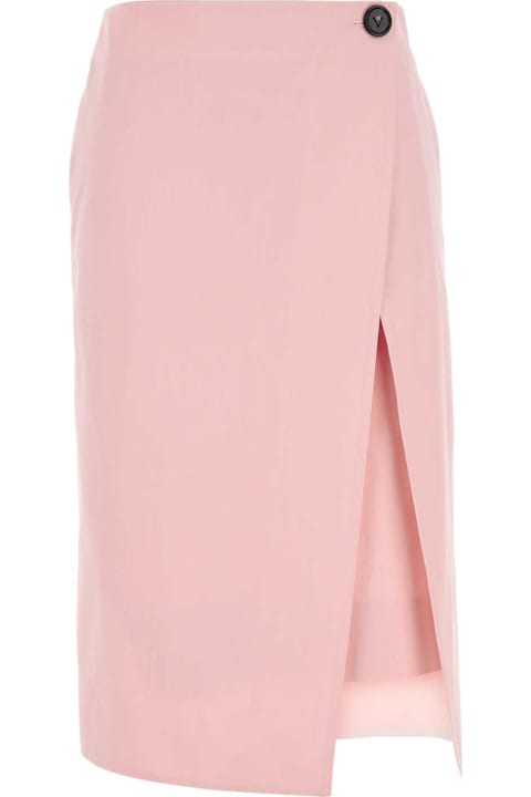 Homeware Bottega Veneta Pink Twill Skirt