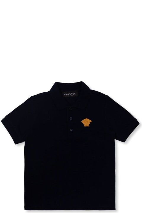 Young Versace Kids Young Versace Short-sleeved Polo Shirt