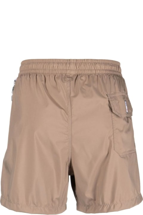 Swimwear for Men Fedeli Khaki-beige Swim Shorts