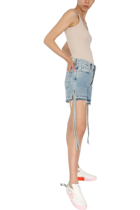 Off-White Pants & Shorts for Women Off-White Denim Shorts
