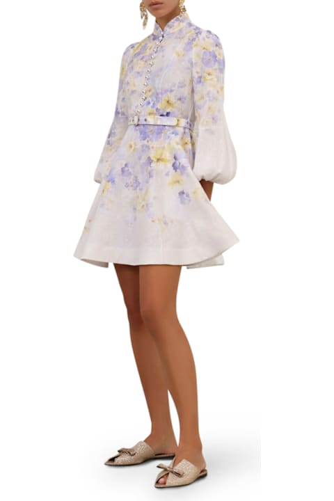 Zimmermann Dresses for Women Zimmermann Crush Button Mini Dress