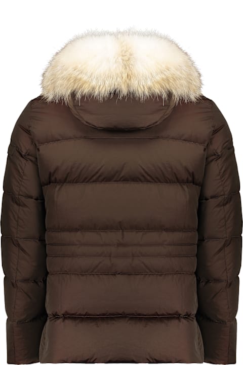 Homeware Moorer Alpes-4dm Fur Trimmed Hood Parka