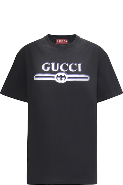 Topwear for Women Gucci Maxi Logo T-shirt