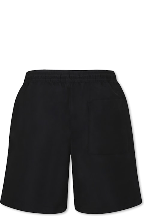 Calvin Klein Swimwear for Boys Calvin Klein Black Swim Shorts For Boy With Logo