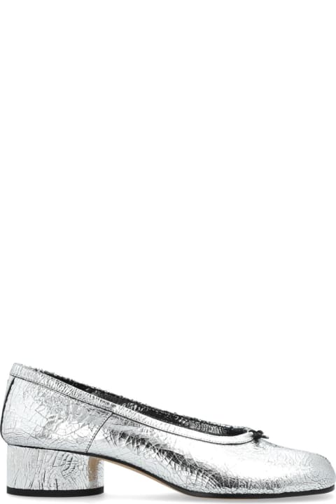 Maison Margiela High-Heeled Shoes for Women Maison Margiela Tabi Leather Mid Heel Pumps