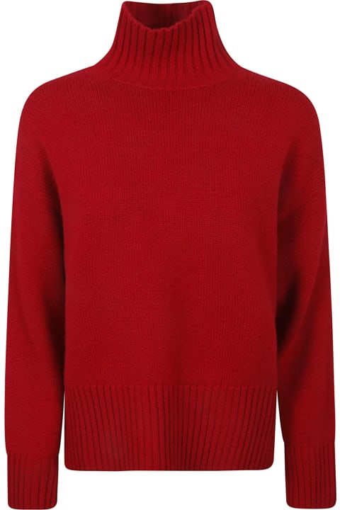 Ribbed Neck Sweater