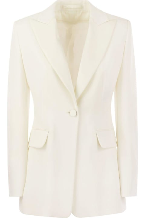 Max Mara Pianoforte Coats & Jackets for Women Max Mara Pianoforte Single-breasted Long-sleeved Jacket