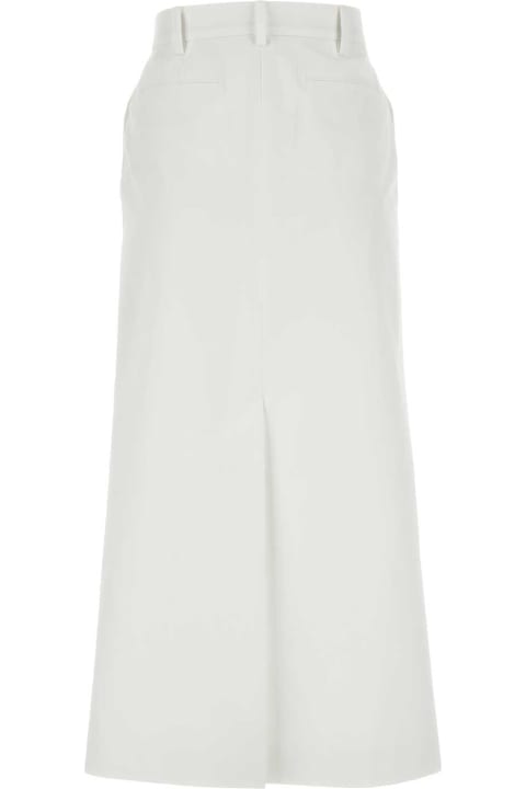 Clothing Sale for Women Valentino Garavani White Cotton Skirt