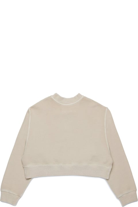 MM6 Maison Margiela Sweaters & Sweatshirts for Boys MM6 Maison Margiela Crewneck Cropped Sweatshirt