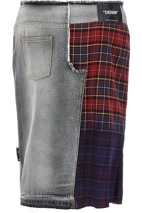 Homeware Off-White Patchwork Skirt