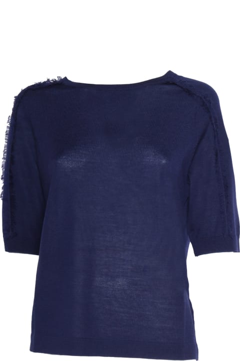 Fashion for Women Ballantyne Blue Short-sleeved Shirt
