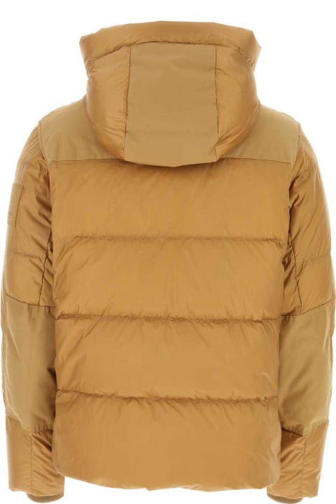 Burberry Coats & Jackets for Men Burberry Beige Nylon Padded Jacket