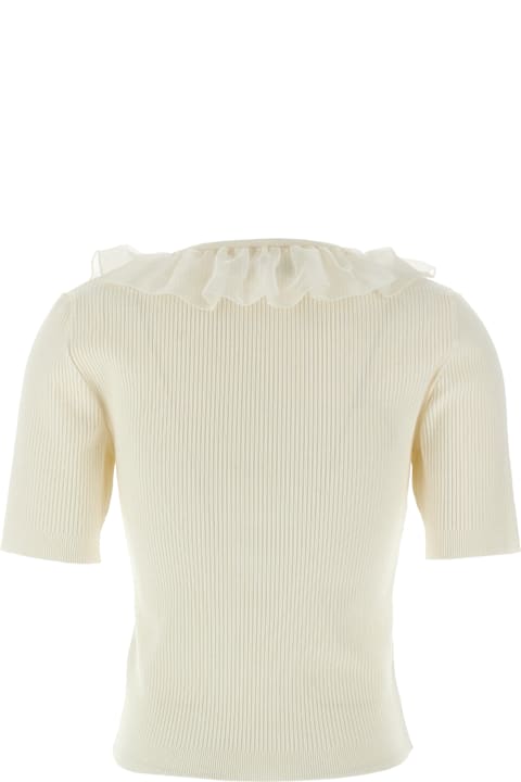 Homeware Alessandra Rich Ruffle T-shirt