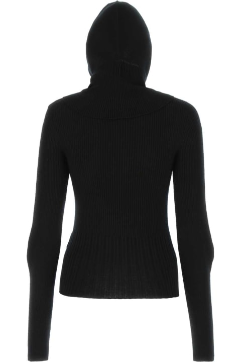 Low Classic Sweaters for Women Low Classic Black Wool Sweater