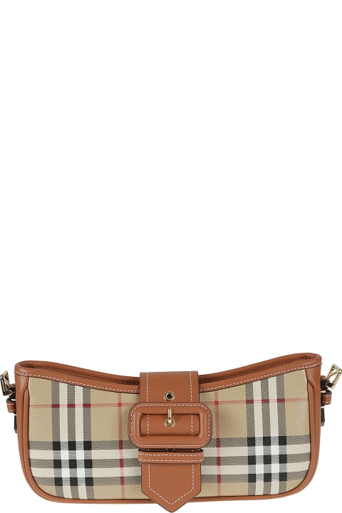 Burberry Bags for Women Burberry House Check Buckled Shoulder Bag