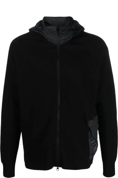Fleeces & Tracksuits for Men C.P. Company Metropolis Series Double Mixed Zipped Hoodie