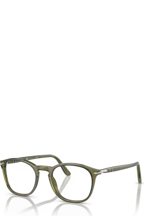 Persol Eyewear for Men Persol Po3007v Olive Transparent Glasses