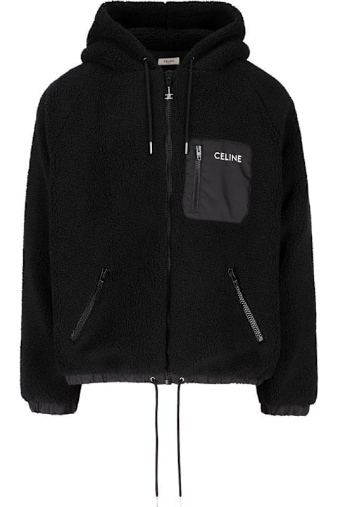 Celine for Men Celine Zip-up Hooded Jacket