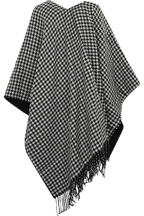 Blugirl معاطف وجواكت لـ السيدات Blugirl Houndstooth Poncho