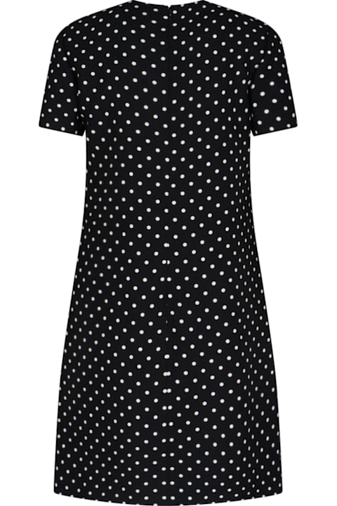 Valentino for Women Valentino Polka Dot Mini Dress With Bow