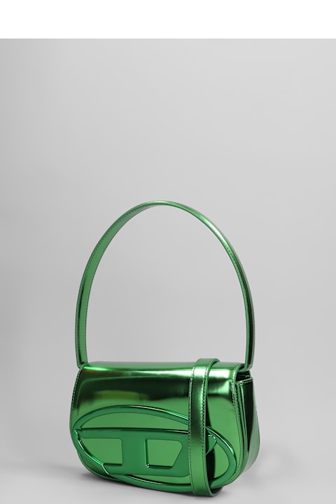 Diesel Bags for Women Diesel 1dr Shoulder Bag In Green Leather