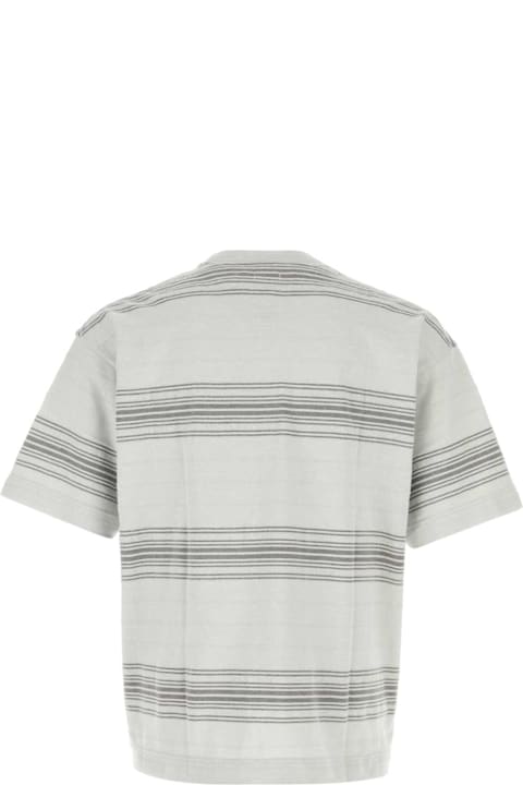 Nanamica لـ Kids Nanamica Embroidered Cotton Blend T-shirt