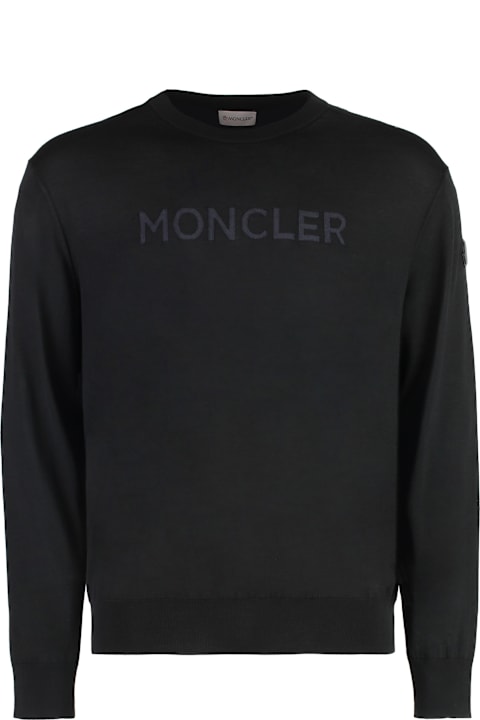 メンズ Monclerのニットウェア Moncler Virgin Wool Crew-neck Sweater