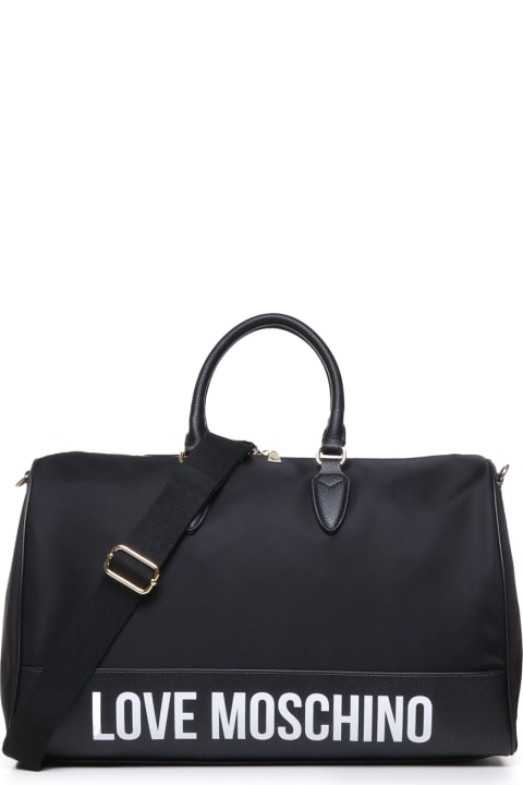 Fashion for Women Love Moschino Duffle Bag With Print