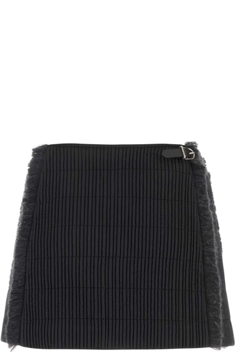 ウィメンズ Durazzi Milanoのスカート Durazzi Milano Black Stretch Polyester Mini Skirt