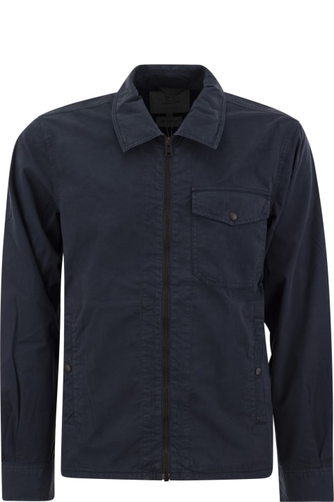 Fashion for Men Woolrich Garment-dyed Shirt Jacket In Pure Cotton