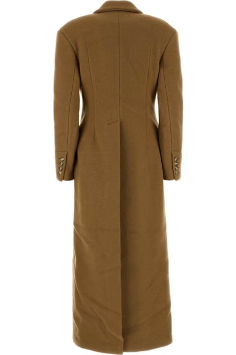 Nanushka Coats & Jackets for Women Nanushka Camel Wool Blend Ferris Coat