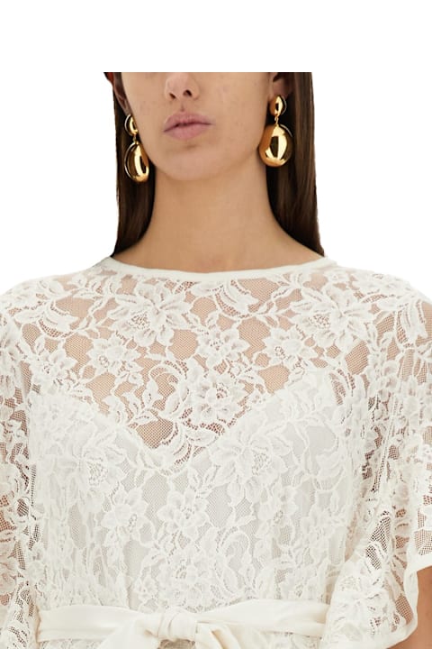 Zimmermann Dresses for Women Zimmermann "crush" Lace Midi Dress
