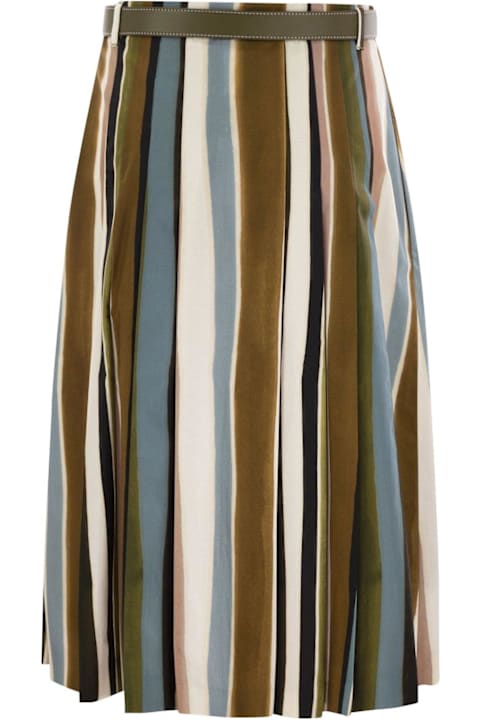 Max Mara Studio Skirts for Women Max Mara Studio Bassano Pleated Belted Skirt Max Mara Studio