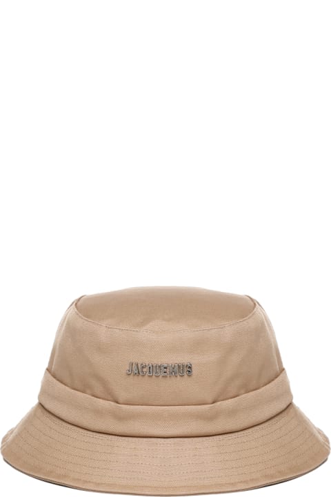 Hats for Men Jacquemus Bucket Hat With Logo