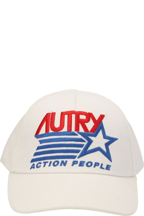 Autry for Women Autry White Cotton Cap