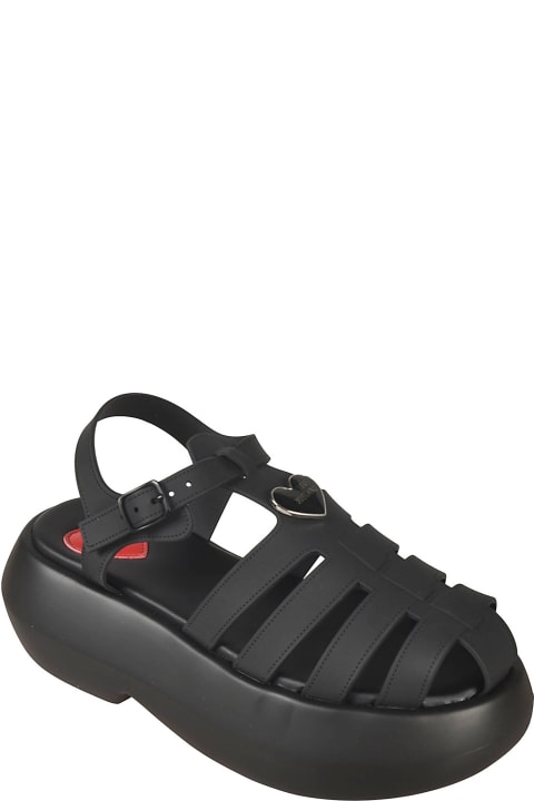 ウィメンズ新着アイテム Love Moschino Platform Backstrap Sandals