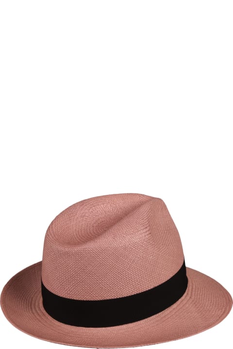 Band Applique Woven Hat