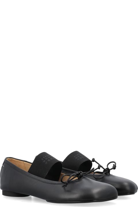 MM6 Maison Margiela Mm6 Nappa Anatomic Numeric Ballerinas