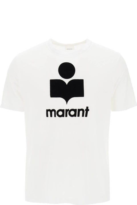Isabel Marant for Men Isabel Marant Karman T-shirt With Flocked Logo