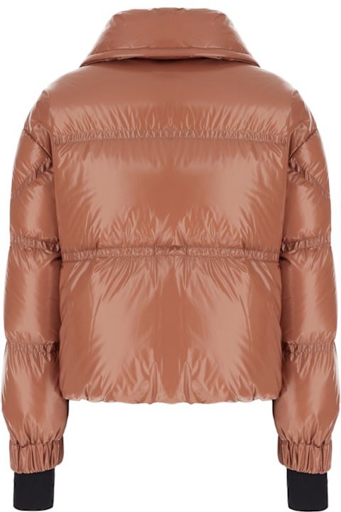 Moncler Grenoble Women Moncler Grenoble Pink Nylon Cluses Down Jacket