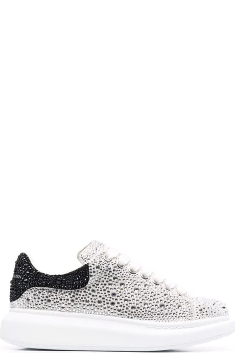 Fashion for Women Alexander McQueen Embellished Leather Sneakers