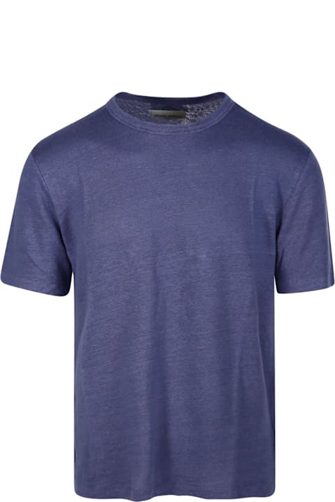 Officine Générale Topwear for Men Officine Générale Crewneck Short-sleeved T-shirt