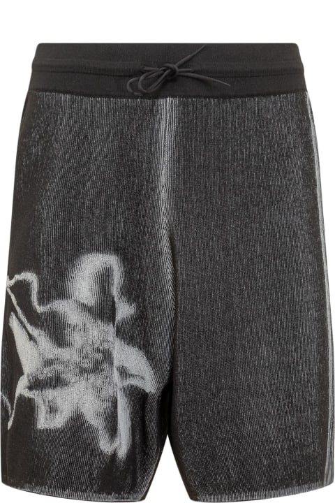 Y-3 Pants & Shorts for Women Y-3 Gfx Relaxed Fit Knit Shorts
