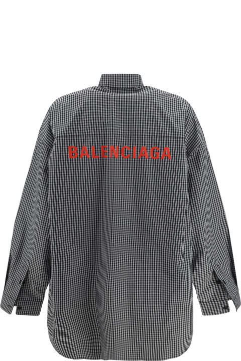Balenciaga Clothing for Men Balenciaga Check Print Shirt