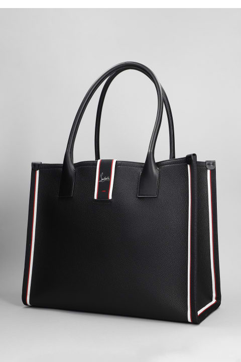 Totes for Women Christian Louboutin Nastroloubi Tote In Black Leather
