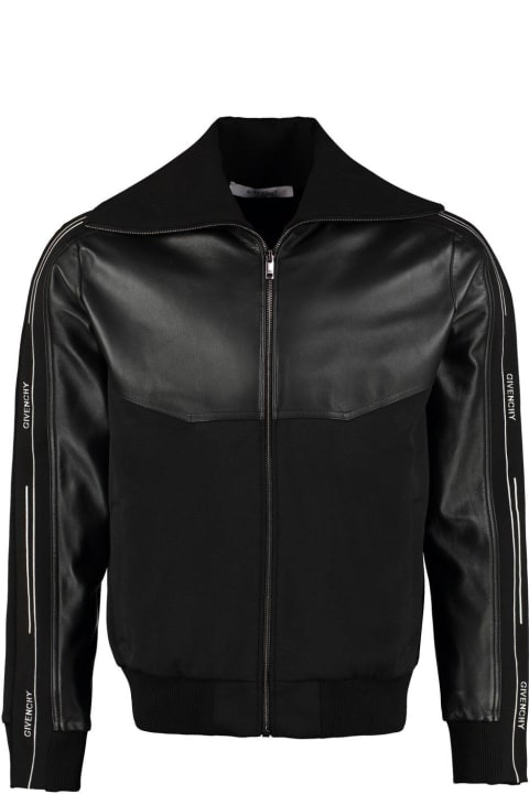 Givenchy Coats & Jackets for Men Givenchy Logo Tape Panelled Jacket