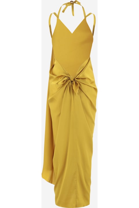 Fashion for Women Stephan Janson Stretch Silk Draped Dress