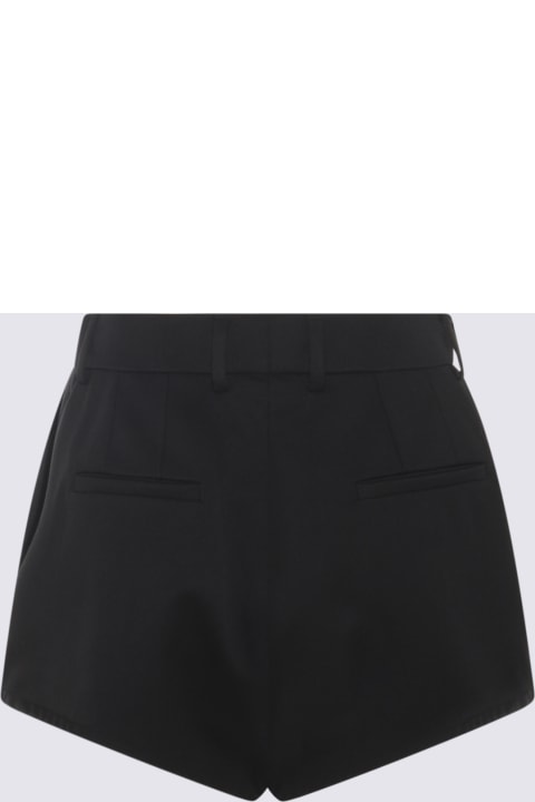 ウィメンズ Dolce & Gabbanaのパンツ＆ショーツ Dolce & Gabbana Black Wool Shorts