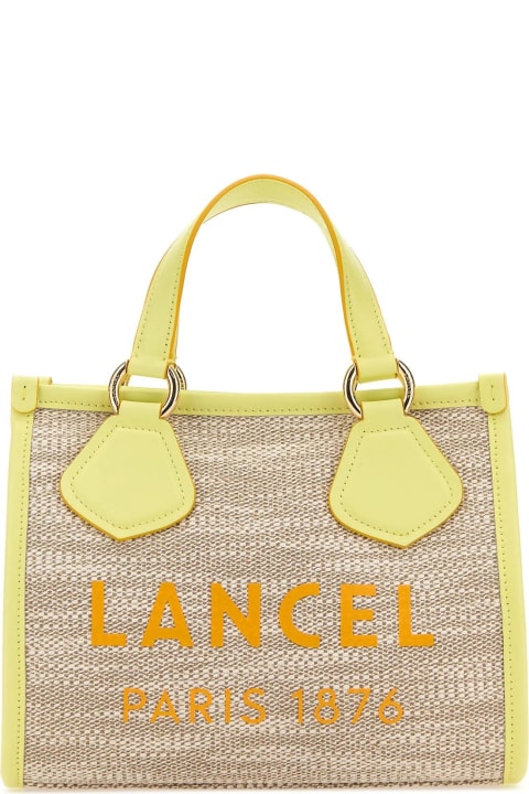 Lancel Women Lancel Multicolor Canvas Summer Shopping Bag