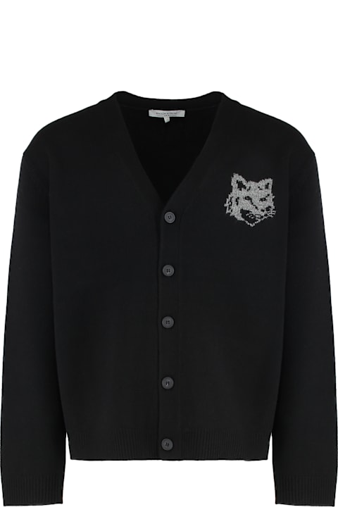 Maison Kitsuné for Kids Maison Kitsuné Merino Wool Cardigan